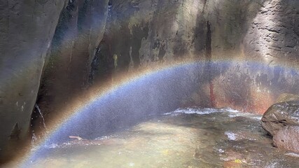 water flowing from the water