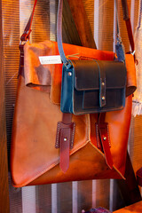 beautiful handcrafted genuine leather bag