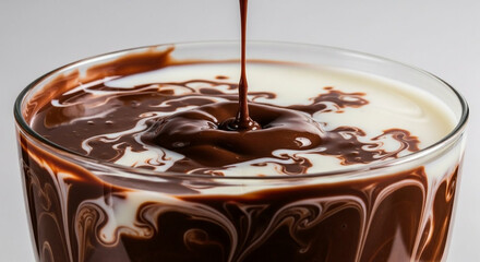 chocolate and milk Generative AI	
