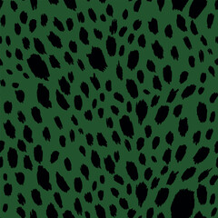 Abstract modern leopard seamless pattern. Animals trendy background. Color decorative vector stock illustration for print, card, postcard, fabric, textile. Modern ornament of stylized skin.