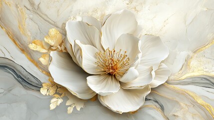 A Detailed, Elegant Floral Design