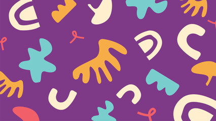 Abstract wavy handcut background