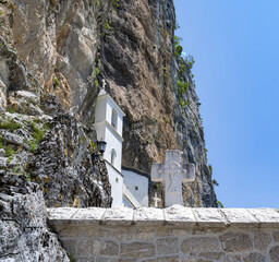 Monastère orthodoxe d'Ostrog au Montenegro