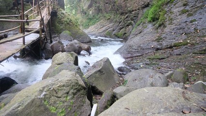 river in the mountains