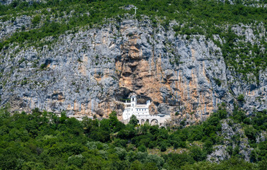 Monastère orthodoxe d'Ostrog au Montenegro
