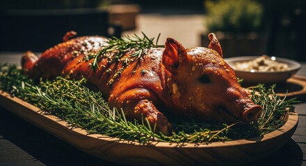barbecued suckling pig