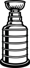 Stanley Cup Scalable SVG Vector Graphic with Editable Paths and Layers for Web, UI Design, Digital Art, and Print Applications