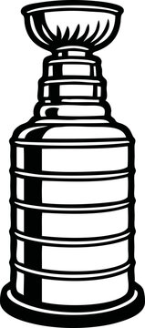 Stanley Cup Scalable SVG Vector Graphic with Editable Paths and Layers for Web, UI Design, Digital Art, and Print Applications