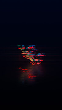 Glitch Reflection Vertical Logo Reveal MOGRT 258