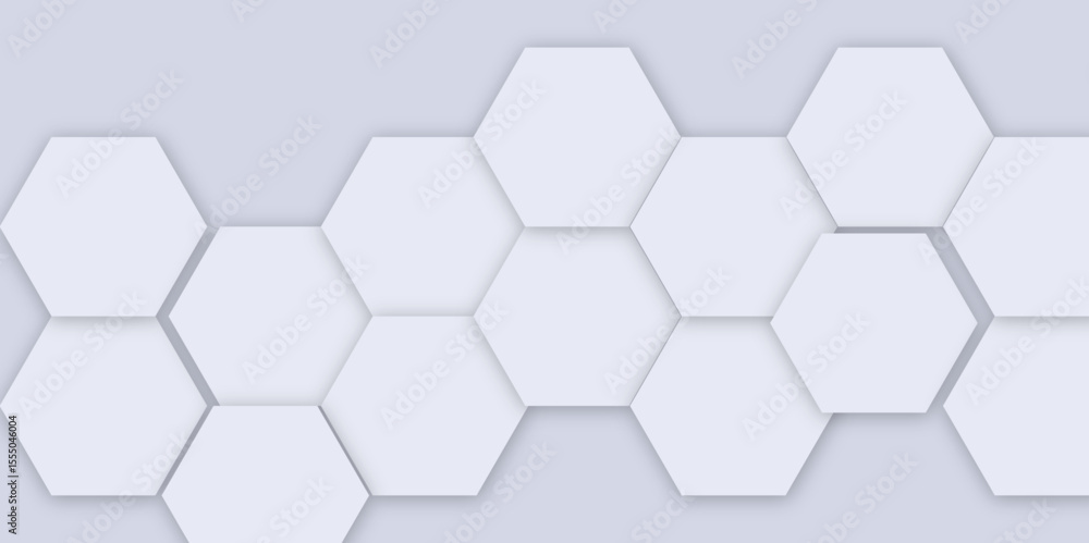 Poster seamless pattern of hexagons background technology with hexagons.