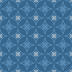 seamless blue pattern
