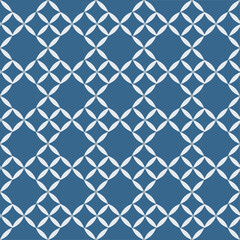 Naklejka premium seamless blue pattern