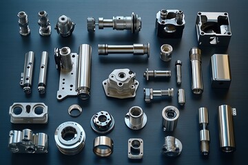 The various auto parts, such as water pump and bearing components