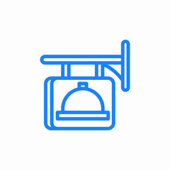 restaurant sign icon sign vector