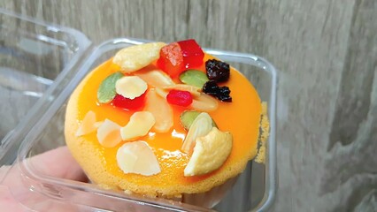 Fruit Cupcake for Eating after Meal