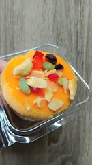 Fruit Cupcake for Eating after Meal