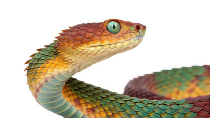 Fototapeta premium Snake, isolated transparent background