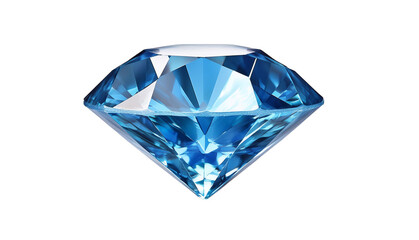 Diamante azul en fondo png