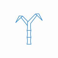 sugar cane icon sign vector