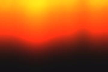 Fototapeta premium Light leak with a fiery orange and red gradient evokes a warm and dramatic sunset