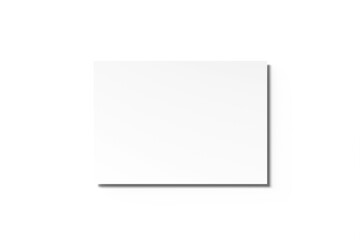 Blank White Paper Mockup