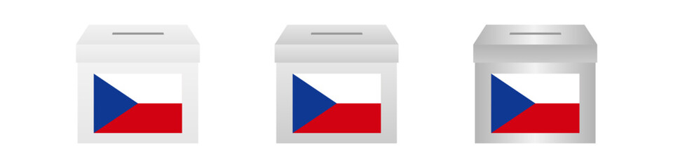 Election in Czech Republic. Election Concept. Vector Illustration.