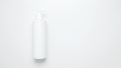 Skin care and beauty concept. Cosmetic beauty products. Moisturizing cream bottles with branding mockup