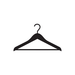 Clothes Hanger Icon Vector, Coat Hanger Outline, Clothes Hanger Line Art