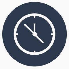 clock icon vector illustration