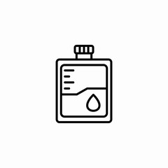 oil can measurement icon sign vector