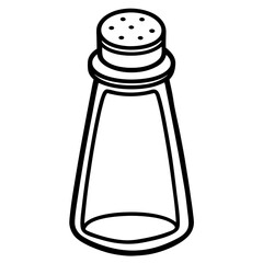 Minimal Salt Shaker Line Icon