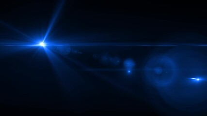 Optical lens flare effect and cinematic light flash background sun rays optics - Powered by Adobe