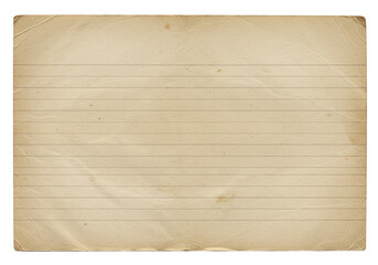 Isolated Vintage Lined Paper Texture Background
