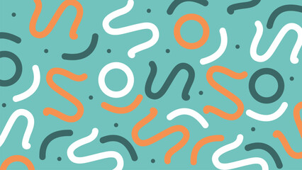 White Flow Lines Background