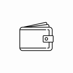 cash wallet icon sign vector