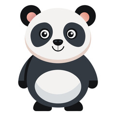 panda vector image on white background