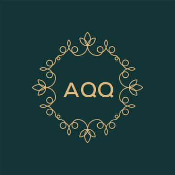 Letter AQQ Logo Icon Design