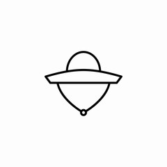 pith helmet icon sign vector