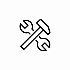 plumbing tools icon sign vector