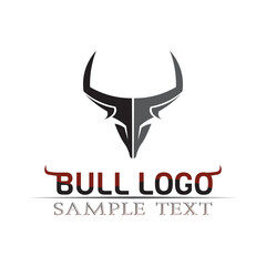 Bull horn logo and symbols template icons app