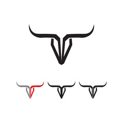 Bull horn logo and symbols template icons app