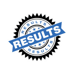 Results Letter Rubber Stamp Template