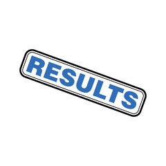 Results Letter Rubber Stamp Template