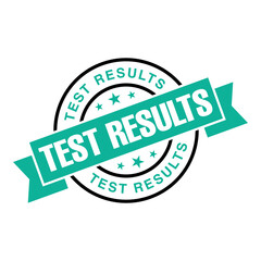 Test Results Letter Rubber Stamp Template