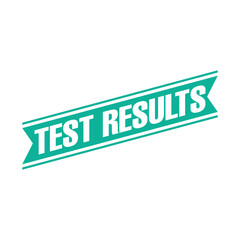 Test Results Letter Rubber Stamp Template