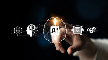 AI assistant with LLM, big data, machine learning, and generative AI powers prompt engineering and...