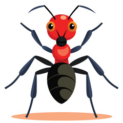 
Happy Cartoon Ant Character