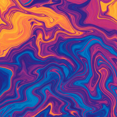 Abstract Swirling Marble Texture Background - Fluid Art