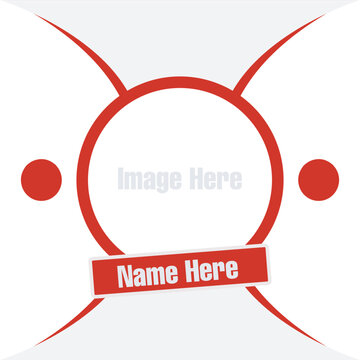 Japan flag photo frame
