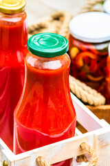 Canned veggies in vinegar